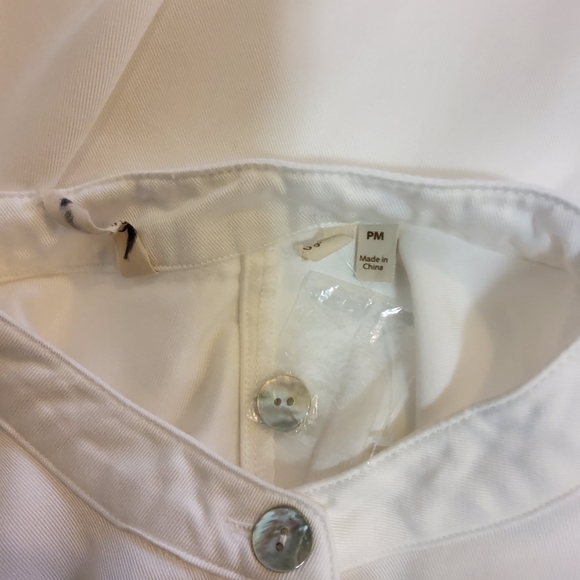 Soft Surroundings Tencel Lyocell Button Down Tunic Top Shirt PM - Picture 5 of 6